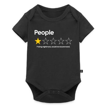 People – 1 Star Review | Nightmare - Baby Premium short-sleeve bodysuit - black - Front