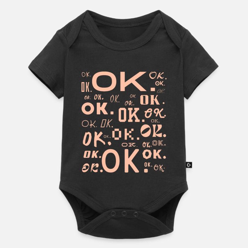 OK. - Body à manches courtes Premium Bébé - noir