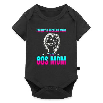 Iconic '80s Mom Silhouette: Big Hair, Bigger Style - Baby Premium short-sleeve bodysuit - black - Front