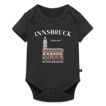 Innsbruck Austria, Simply Beautiful Drawing - Baby Premium short-sleeve bodysuit - black - Front