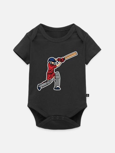 Kricket Kind - Baby Premium Kurzarmbody - Schwarz