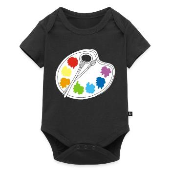 Artist (white) - Baby Premium short-sleeve bodysuit - black - Front