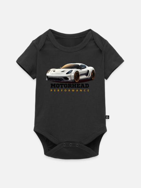 Performance-Sportwagen - Baby Premium Kurzarmbody - Schwarz