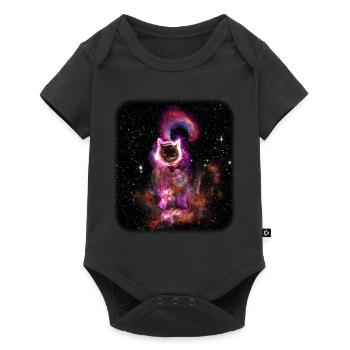 le trou noir connu sous le nom de votre chat (TILE) - Body à manches courtes Premium Bébé - noir - Devant