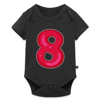 Number 8 Number Eight - Baby Premium short-sleeve bodysuit - black - Front