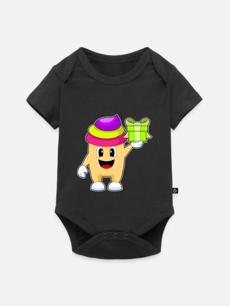Cupcake Weihnachten Paket - Baby Premium Kurzarmbody - Schwarz