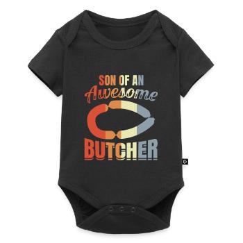 Fils de boucher - Body à manches courtes Premium Bébé - noir - Devant