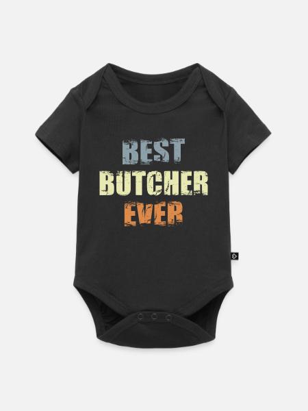 Bester Metzger aller Zeiten - Baby Premium Kurzarmbody - Schwarz