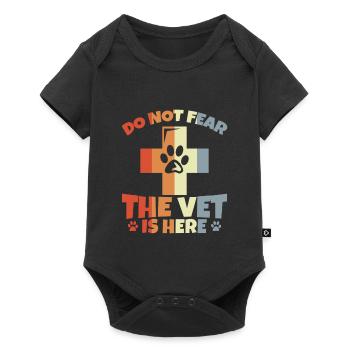 Veterinarian Joke - Baby Premium short-sleeve bodysuit - black - Front