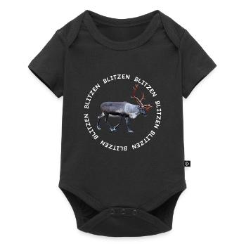 BLITZEN - Baby Premium short-sleeve bodysuit - black - Front