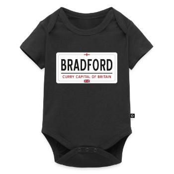 Bradford town sign - Baby Premium short-sleeve bodysuit - black - Front