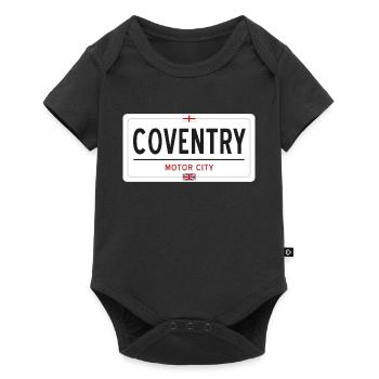 Coventry place sign - Baby Premium short-sleeve bodysuit - black - Front