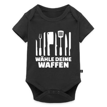 Karriere Chef Job Beruf Vorgesetzter Statement - Baby Premium Kurzarmbody - Schwarz - Vorne