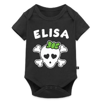 Pirate Elisa Design for Girls and Women - Baby Premium short-sleeve bodysuit - black - Front