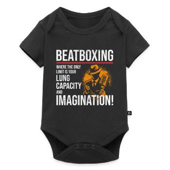 Beatboxing Culture Rhythmic Beatbox Artistry Music - Baby Premium short-sleeve bodysuit - black - Front