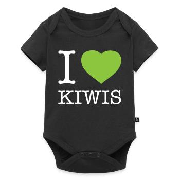 J’ADORE LE KIWI - Body à manches courtes Premium Bébé - noir - Devant