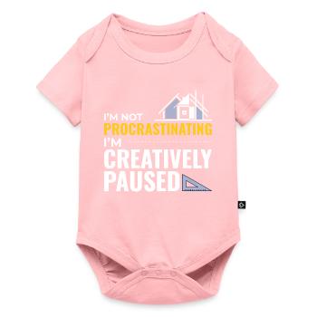 Architects Construction Creativity Procrastination - Baby Premium short-sleeve bodysuit - rose - Front