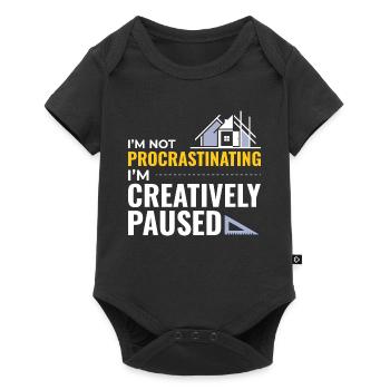 Architects Construction Creativity Procrastination - Baby Premium short-sleeve bodysuit - black - Front