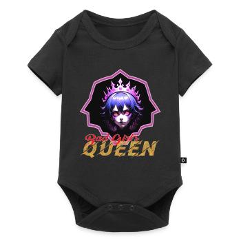 Bad Girl's Queen - Body à manches courtes Premium Bébé - noir - Devant