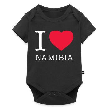 J’AIME LA NAMIBIE - Body à manches courtes Premium Bébé - noir - Devant