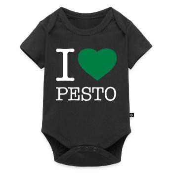 I LOVE PESTO - Baby Premium short-sleeve bodysuit - black - Front