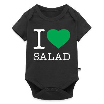 J’ADORE LA SALADE - Body à manches courtes Premium Bébé - noir - Devant