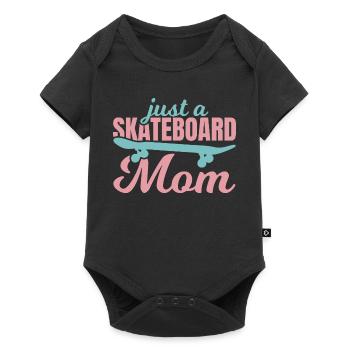 Maman de planche à roulettes - Body à manches courtes Premium Bébé - noir - Devant