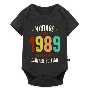 Millésime 1989 Edition Limitée - Body à manches courtes Premium Bébé - noir - Devant