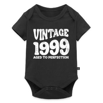 Millésime 1990 Vieilli à la perfection - Body à manches courtes Premium Bébé - noir - Devant