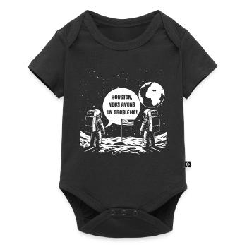 Houston, Nous avons un problème! - Body à manches courtes Premium Bébé - noir - Devant