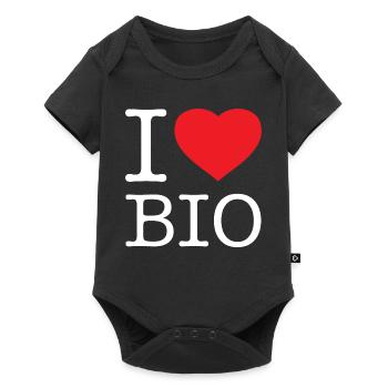 J’AIME BIO - Body à manches courtes Premium Bébé - noir - Devant