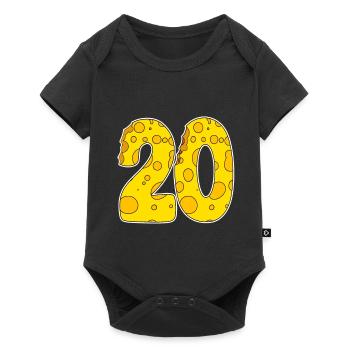 20 Years of Lustig Cheese - Baby Premium short-sleeve bodysuit - black - Front
