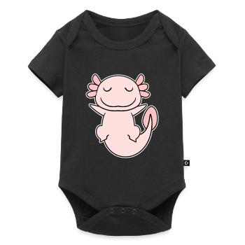 Axolotl Motif Kids Cute - Baby Premium short-sleeve bodysuit - black - Front