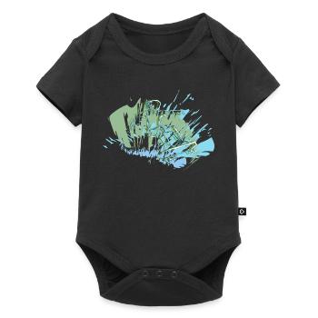 Skater - Baby Premium Kurzarmbody - Schwarz - Vorne