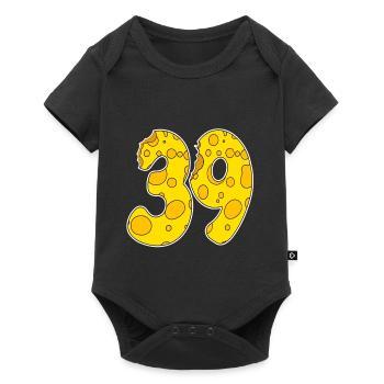 39 ans Lustig Käse - Body à manches courtes Premium Bébé - noir - Devant
