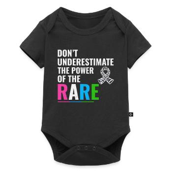 Rare Disease Awareness - Baby Premium short-sleeve bodysuit - black - Front