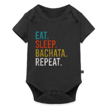 Eat Sleep Bachata Repeat Sensual Dance - Baby Premium short-sleeve bodysuit - black - Front