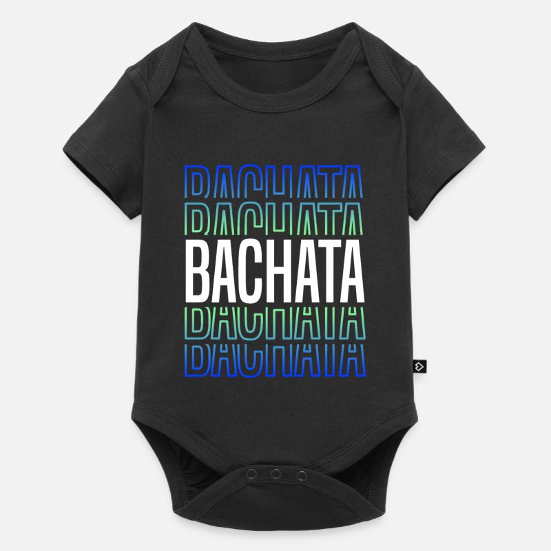 Lettrage Bachata pour une danse sensuelle - Body à manches courtes Premium Bébé - noir