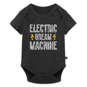 Electric Dream Machine Type 2 Supercharge Electric - Baby Premium short-sleeve bodysuit - black - Front