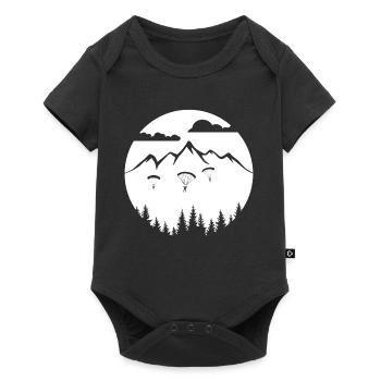 Skydive - adrenaline in the sky - Baby Premium short-sleeve bodysuit - black - Front