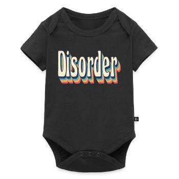Disorder Retro Vintage T-Shirt des années 70 - Body à manches courtes Premium Bébé - noir - Devant