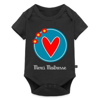 MISTRESS. THANK YOU. THANK YOU MISTRESS - Baby Premium short-sleeve bodysuit - black - Front