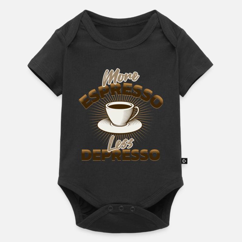 Plus d’espresso - Body à manches courtes Premium Bébé - noir