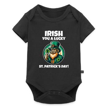 Get Lucky with Our Funny St. Patrick's Day - Baby Premium short-sleeve bodysuit - black - Front