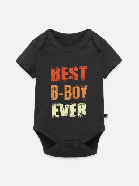 Best B-Boy Ever - Baby Premium Kurzarmbody - Schwarz