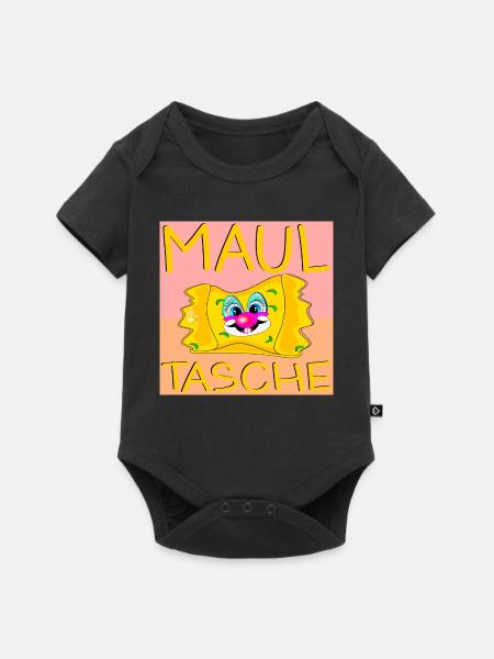 Maultaschen Clown - Baby Premium Kurzarmbody - Schwarz