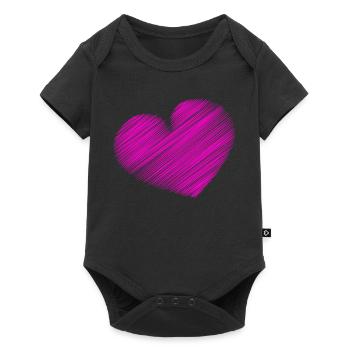 VALENTINE'S DAY. Bachelorette party. I LOVE YOU. I LOVE YOU. LOVE - Baby Premium short-sleeve bodysuit - black - Front