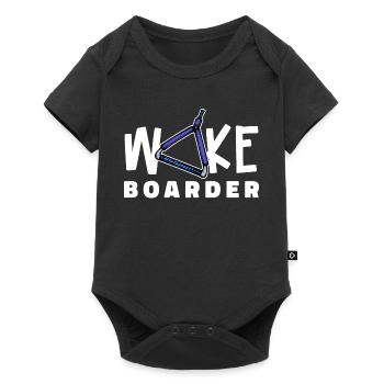 Surfing Kitesurfer Statement Wakeboard - Body à manches courtes Premium Bébé - noir - Devant