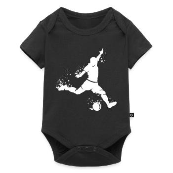Joueur de football Blast Team icône Fan - Body à manches courtes Premium Bébé - noir - Devant
