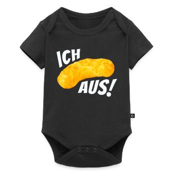 Ich flip aus! - Erdnussflip Peanut - Baby Premium Kurzarmbody - Schwarz - Vorne